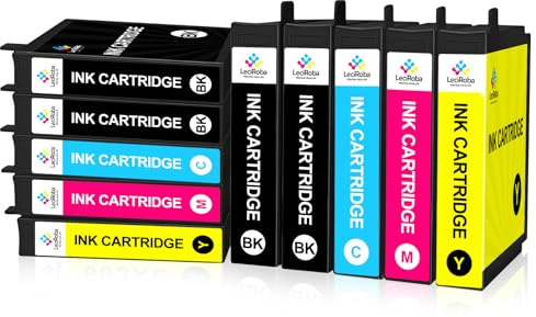 LeciRoba 604XL per Epson 604 xl 604xl cartucce d'inchiostro per Epson Expression Home XP-2200 XP-2205 XP-3200 XP-3205 XP-4200 XP-4205 WF-2910DWF WF-2930DWF WF-2935DWF WF-2950DWF Stampanti (confezione