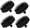 4 Pièces Brosse de Massage de Shampooing, Masseur de Cuir Chevelu Brosse, Cuir Chevelu Cuir Chevelu Peigne Brosse Shampoing, Brosse Shampoing Massage Cuir Chevelu, Massage Cheveux Brosse