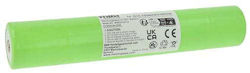 vhbw Akku kompatibel mit Maglite Mag Charger ARXX235SE, ARXX075 Taschenlampe Kopflampe (5000 mAh, 6 V, NiMH)