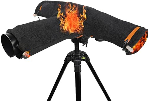 Chauffe-objectif d'appareil photo - Couvercle de chauffage par temps froid - Protection électrique - Caméra d'hiver - Manches chaudes avec 3 modes de chaleur - Emballage résistant au froid pour