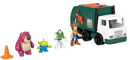 Imaginext Disney y Pixar Toy Story camión de basura con figuras
