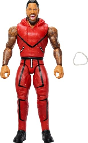 Mattel WWE Main Event - Jimmy Uso, superstar collezionabile Series 161, action figure con 14 punti di articolazione e aspetto realistico, giocattolo per bambini, 6+ anni, JHH88