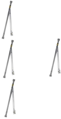 DOITOOL 4 Piezas Soporte Limitador Ventana Ajustable sin Taladro Barra Telescópica Seguridad para Ventanas Correderas Protección Antirrobo Fácil Instalación Regulable para Múltiples