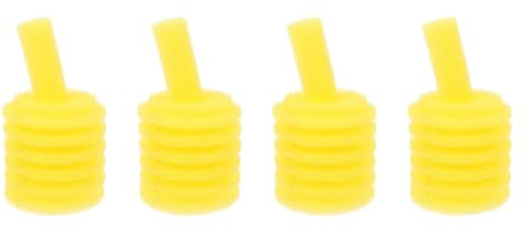 FIXOSHEE 5 Esponjas de Filtro Amarillas Profesionales para Acuario, Esponjas Portátiles de Prefiltro sin Acumulación de Agua para Acuarios de Agua Dulce y Salada