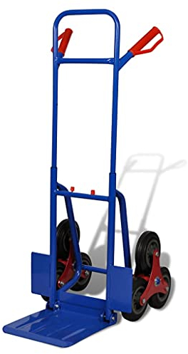 vidaXL Sackkarre 200kg Treppenkarre Treppensackkarre Transportkarre Handkarre