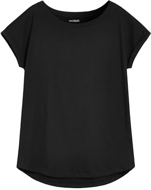 NEXT Femme T-Shirt à Mancherons Noir 52