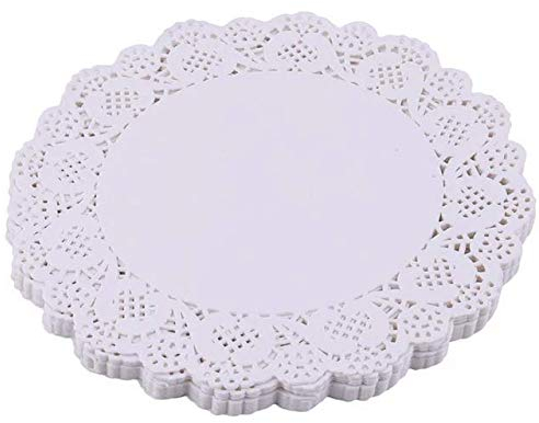 5 Henry's Smart Baking 80 pcs White Cake Decorating Pads Lace Paper Doilies (80 pcs - 23cm)