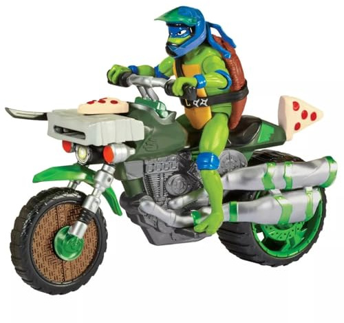 Playmates - TMNT: Mutant Mayhem - Ninja Kick Cycle with Leonardo Figure