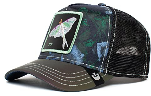 Goorin Bros. Trucker Cap Moon Songs Black Schwarz Blau, Size:OneSize