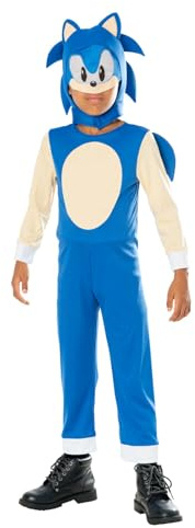 Rubie's Sonic 3016019-10000 Déguisement classique pour enfant Bleu 9-10 ans