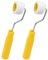 4/5 inch Mini Paint Rollers for Touch up Trim Edge or Corner, Extra Small Paint Wool Brushes, Tiny Painting Tool(2 Pack)