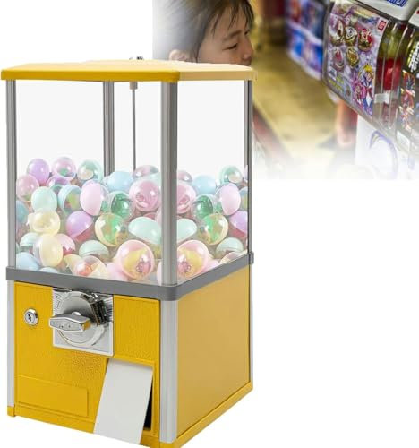 LYJYUJIE Máquina expendedora de cápsulas, máquina Comercial de chicles de Caramelo, máquina expendedora automática de cápsulas para Tiendas minoristas, dispensador de Bolas hinchables~/