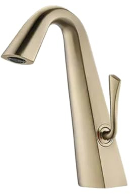 All-Copper Hotel Style Bathroom Basin Taps with Gun Gray Face Wash Hand Washbasin Hot and Cold Faucet