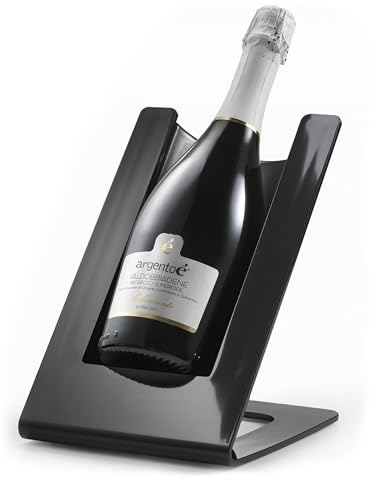 argentoè Gelette Weinkühler Flaschenkühler Schwarz