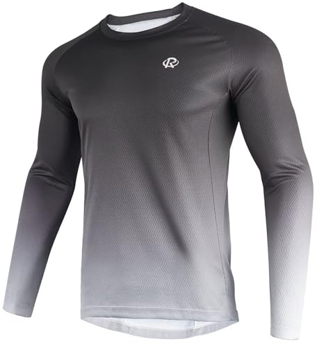 ROTTO Herrtröja långärmad mountainbike MTB T-shirts BMX Downhill andas snabbtorkande
