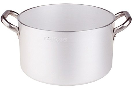 Pentole Agnelli ALMR110450 Casseruola Cilindrica Alta Radiante, Argento, 50 cm, 1 Pezzo