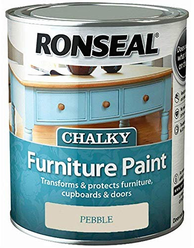 Ronseal Chalky Furniture Paint 750ml Pebble