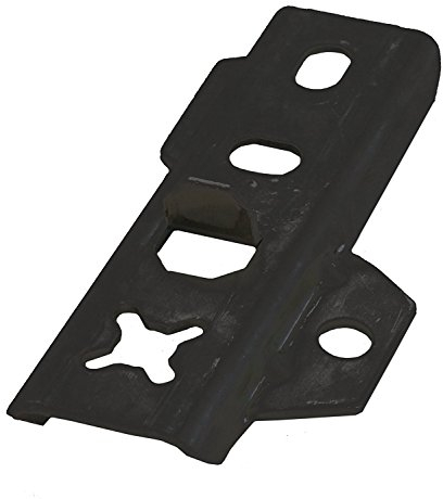 DILA 2 / 22 mm Universal Terrassenverbinder-Set | Edelstahl SCHWARZ | Terrassenbefestigung (200 Stk.)