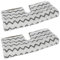 SPARES2GO Cover Pads for Shark Klik n Flip S6001 S6003 Steam Cleaner (Pack of 2)