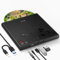 NOLYTH Unità CD esterna per laptop: USB C DVD drive esterno con 1 audio 2 slot USB – Masterizzatore portatile con pulsante di espulsione Plug & Play per Mac MacBook PC Windows 11
