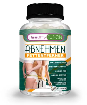 Healthy Fusion, Abnehmen | Starker Fettverbrenner mit Grünem Tee | Appetitzügelung & Gewichtskontrolle | Körperfett reduzieren | 90 Kapseln