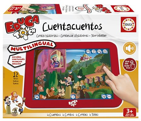 Educa - EducaTouch Junior, Érase una Vez Cuentacuentos, con música y Canciones, Juego Educativo para niños, a Partir de 24 Meses (15746)