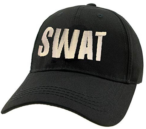 4sold Unisexe Militaire Combat SWAT FBI sécurité armée Casquette de Baseball Chapeau Pare-Soleil Nouveau - Black