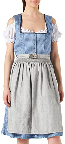 Stockerpoint Mujer Dirndl Ines Vestido para ocasión Especial Not Applicable, Gris Azulado, 40
