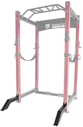 Fitvids Signature Fitness 7,6 x 7,6 cm Power Cage Squat Rack Zubehör Stabilisator Schwarz