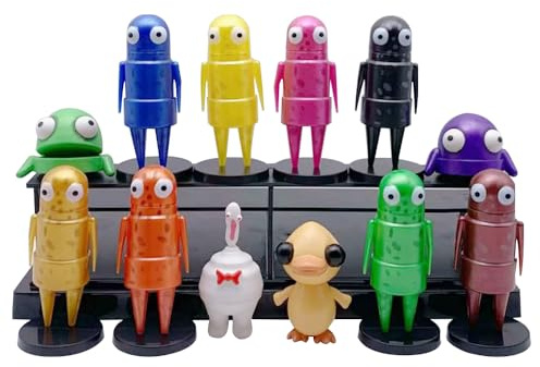 Zhongkaihua REPO figur 12 st söt version 8,5 cm spel PVC modell bil hem bokhylla skrivbord tårtdekoration prydnad födelsedagspresent för fans