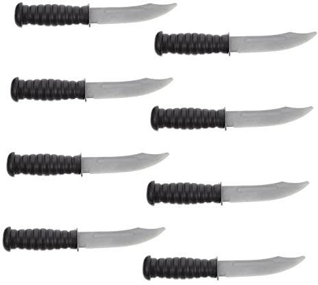 Toyvian 8pièces Coupe-Plastique Faux Lot pour Fête Photo Et Festival Décoration Halloween Ou Accessoire De Cosplay