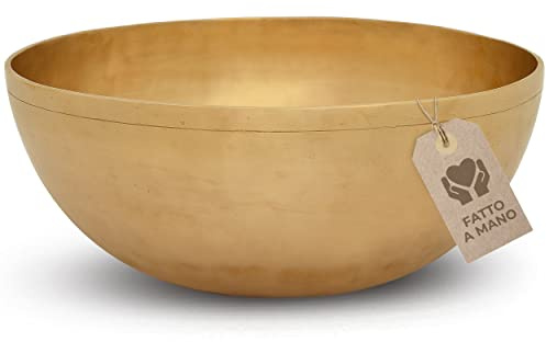 MASSAGE-EXPERT Tibetan Singing Bowl - Large Pelvic Bowl, Ø 29 cm, 2,050 grams, Low Frequency for Effective Sound Massage and Sound Therapy for the Lower Body