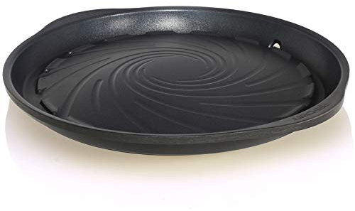 TECHEF - Korean BBQ Nonstick Grill Pan, KBBQ Grill Pan, PFOA-Free, Dishwasher Oven Safe, Made in Korea (Black)