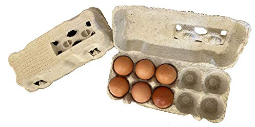 50 boîtes de 10 œufs en carton. Cartons à œufs, recyclables et biodégradables.