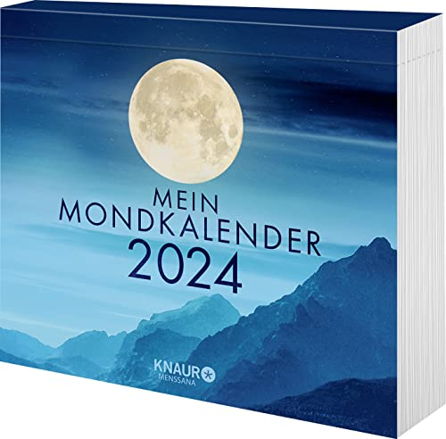 Mi calendario lunar 2024: calendario de apertura para colocar y colgar, hoja de calendario diaria e inspiraciones para cada día, información sobre influencias lunares, días de nombre y fiestas anuales