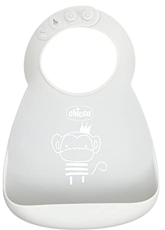 CHICCO SILIKONLÄTZCHEN GRAU