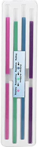 Zahn Schleifpapier, Dental Polierstreifen,Size - 4mm Breite, NatureAqua Harz Zahn Polier Interdental Schleifwerkzeug(60Pcs/Pack)