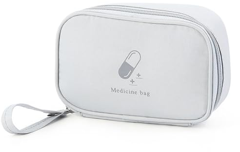 AFCJLTO 1pcs Gewebe-Medizintasche für Notfälle, Reise und Betreuung - kleine, leere Tasche für Erste Hilfe, Medizinkoffer, Sanitätsbedarf - einfach zu tragen und ideal für unterwegs