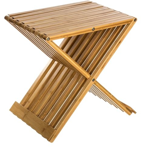 Well Home MOBILIARIO & DECORACIÓN Silla/Taburete Plegable de bambú