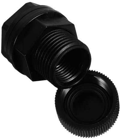 ABOOFAN Raccordo Filettato Per Cisterne d Acqua Connettore Passaparete Per Raccolta Pioggia Adattatore in Pvc Con Guarnizione Raccordo Tubo Flessibile Per Secchio