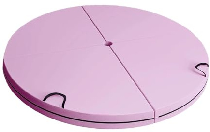 APLVFFZH Tappetino per Pole Dance, Pole Crash Pad, Tappetino Palestra Pieghevole, Facile da Manutenzione e Leggero, Diametro 120 Cm, Spessore 3 Cm