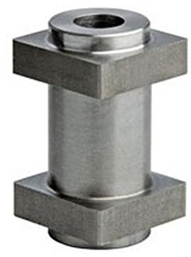 Quadratischer Verbindungsstift für Scharniere mit Kabelbindern.