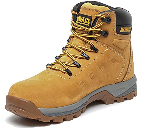 Dewalt Sharpsburg Men's Nubuck Leather, Lightweight, Steel Safety Toe, Work Boot, Honey, UK10 (EU44)