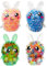 Mochi Squishy Toys 4 Stück Squishy Squeeze Spielzeug, Mini Fidget Toys Squishies Kawaii Mochi, Stressabbau Spielzeug für Kinder Erwachsene, Antistressball Hasen Stressball für Ostern Geschenk