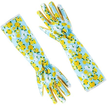 Guanti da giardinaggio da donna lunghi guanti da giardino a prova di spine comodi guanti da giardinaggio per giardinaggio lavoro in cortile