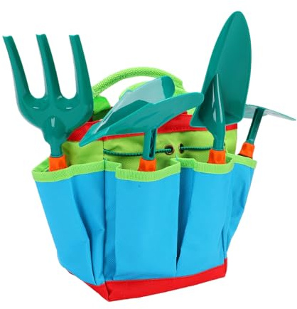 Juego de Herramientas de Jardinería para Niños, Seguro y Completo, para Juegos Infantiles en Interiores y Exteriores