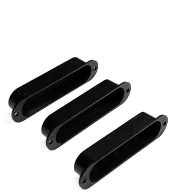 Cubierta de Pastilla Sellada para Guitarra Eléctrica Negra 3 Piezas