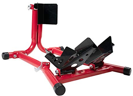 Dragway Tools 1500 lb Fixed Motorcycle Front Wheel Chock fits Sport Bikes & Road Cruisers