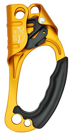 Kong. Lift. 1 Maniglia Destra per Risalita su Corde. Camma Dotata di Sistema Anti-Ribaltamento. Made in Italy. CE EN 567, CE EN 12841/B. Alluminio. 225g. Arancione.