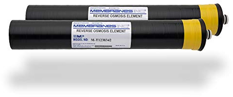 Paquete de 2 membranas aplicadas de repuesto para Merlin RO 1238342 TLC-350, compatible con sistema de ósmosis inversa Merlin, reemplazo de membrana de filtro de agua
